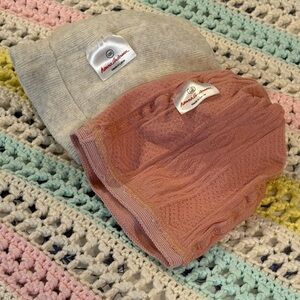 FREE WITH PURCHASE! Two Pairs Hanna Andersson Girls’ Tights, Size 120 & 130/140